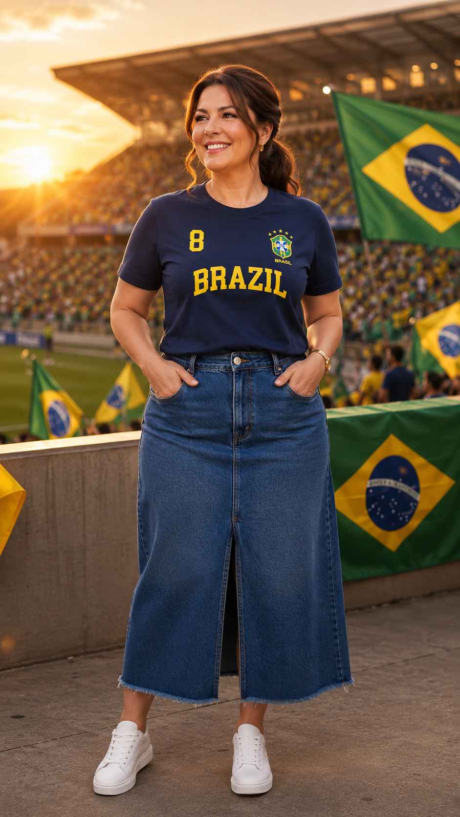 Blusa Brasil Feminina
