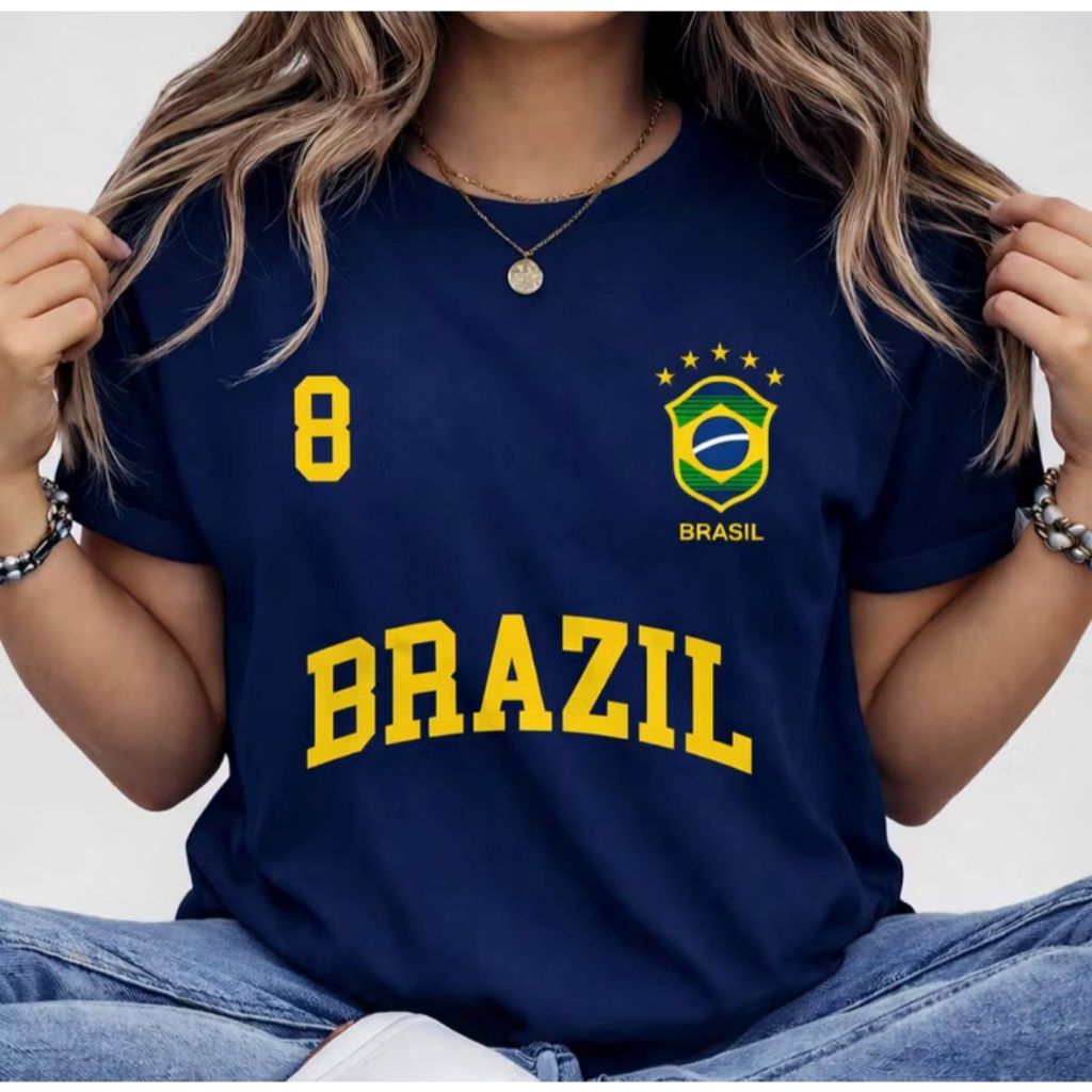 Blusa Feminina Brasil T-Shirt