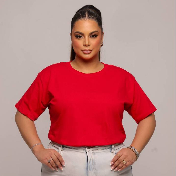 Blusa Feminina Plus Size Algodão