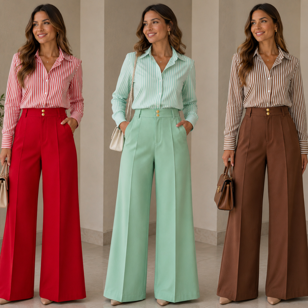 Calça Pantalona Social Alfaitaria Premiun