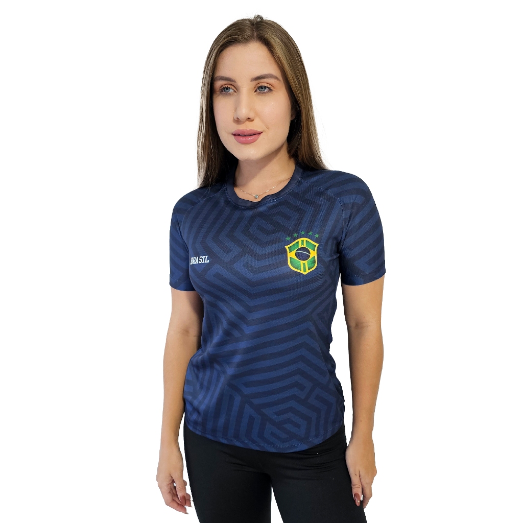 Camisa Dry Fit Feminina Brasil