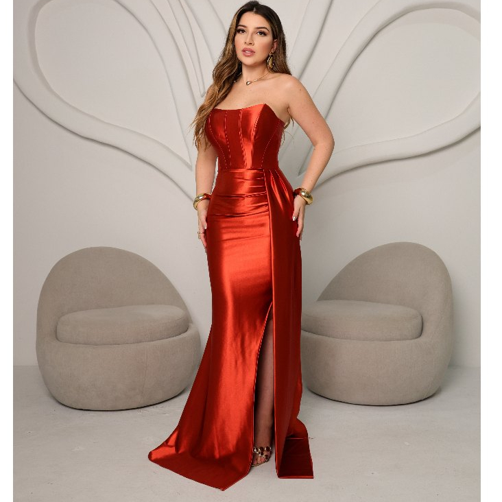 Vestido De Festa Sereia Brilhante