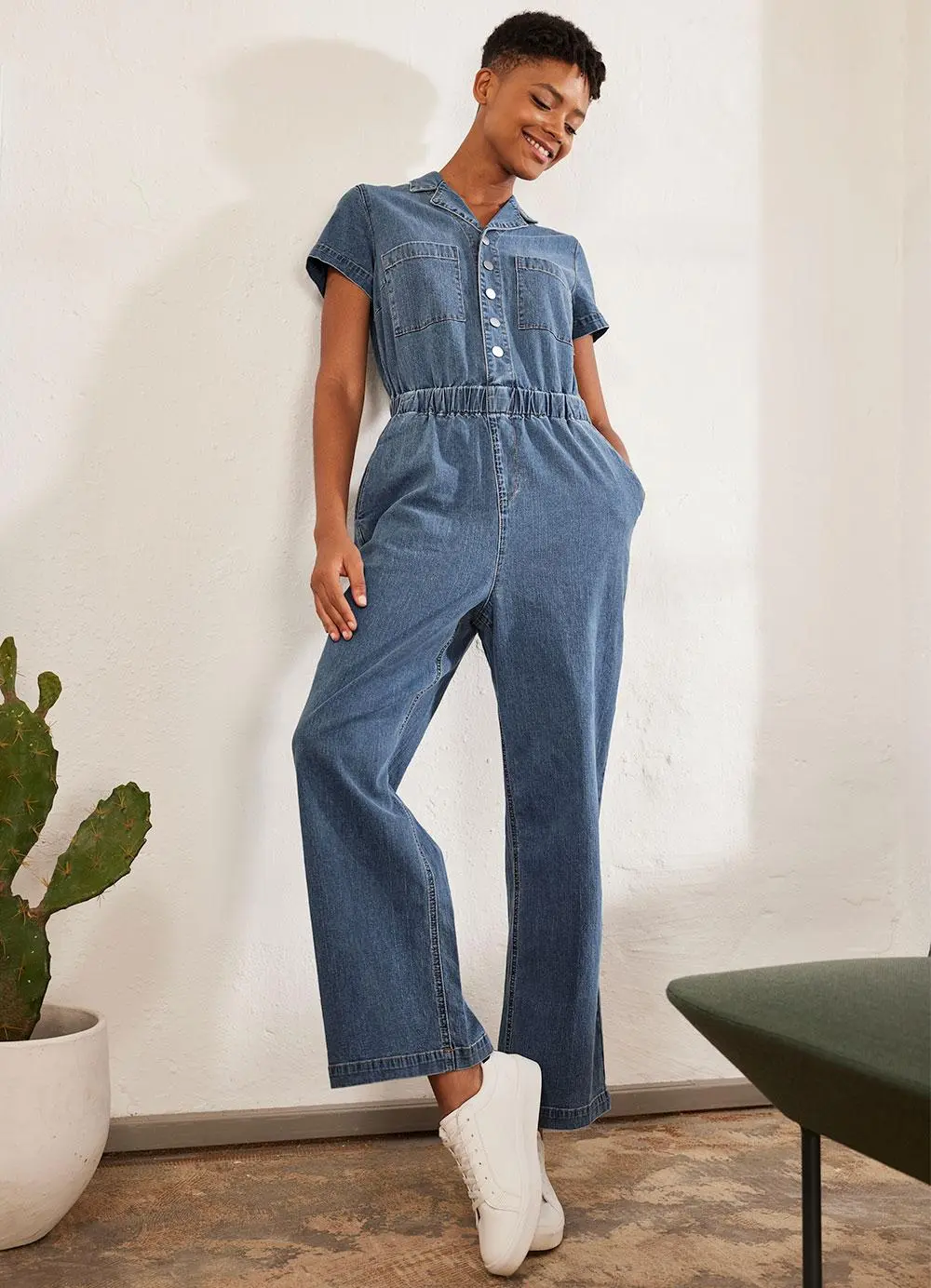 Macacão Longo Jeans
